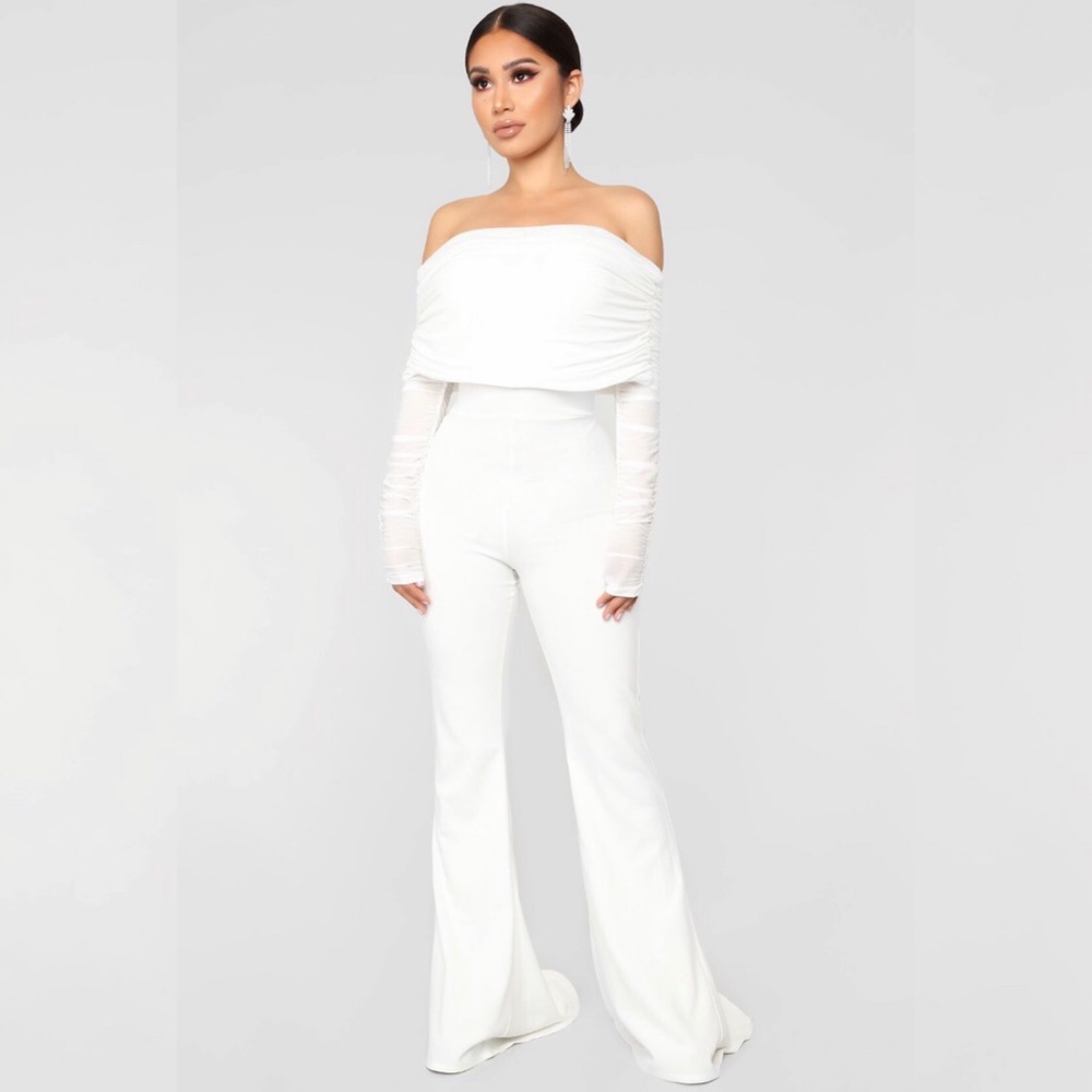 Kendall Jenner inspired White Jumpsuit- Size  XS